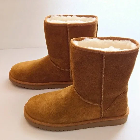 UGG Koolaburra Women's Chestnut Koola Short Flat Heel Winter Boots Sz 9 - Picture 5 of 10